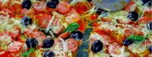 пицца с сосисками и маслинами. Шаг 4