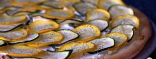 пицца с цуккини и козьим сыром. Шаг 4