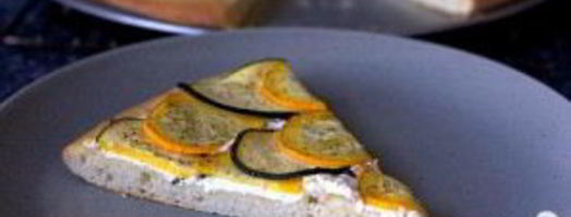 пицца с цуккини и козьим сыром. Шаг 5