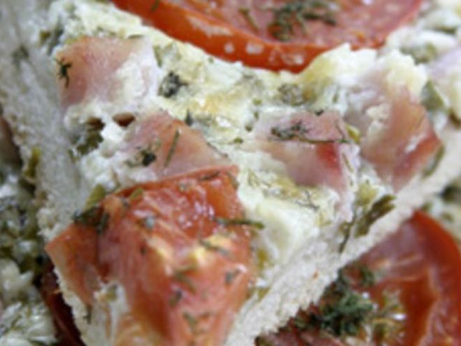 Рецепт пиццы с ветчиной