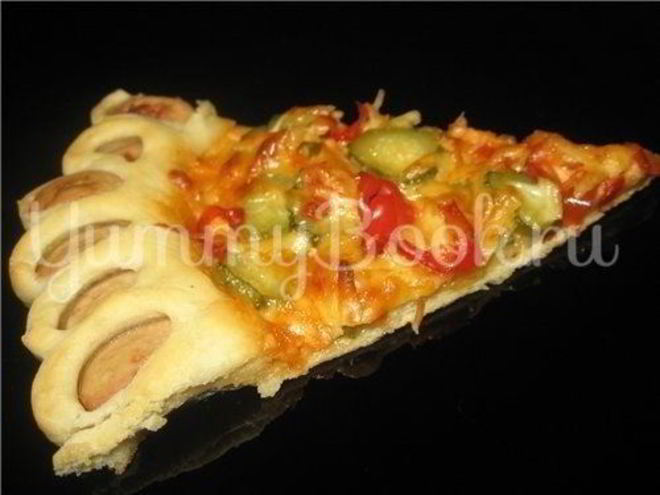 Рецепт пиццы с вкусным краешком