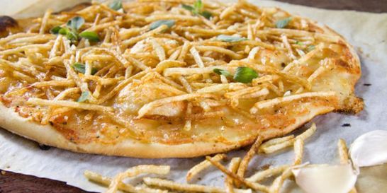 Пицца с жареным картофелем