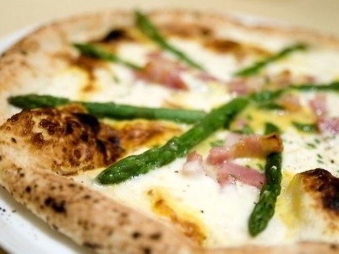 Рецепт пиццы со спаржей