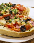 Пицца в батоне