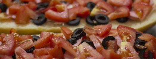 пицца в батоне. Шаг 5