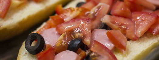 пицца в батоне. Шаг 6