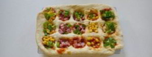 пицца в формочке для льда. Шаг 4