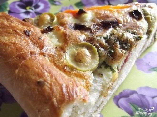 Рецепт пиццы в хлебопечке