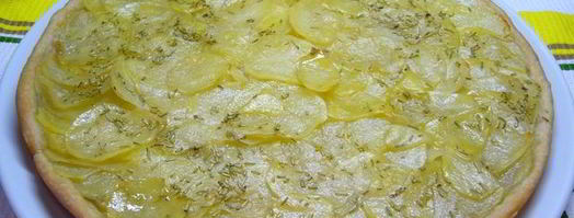 постная пицца бьянка с розмарином и картофелем. Шаг 7