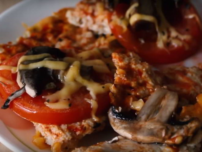 Рецепт пп пицца без теста