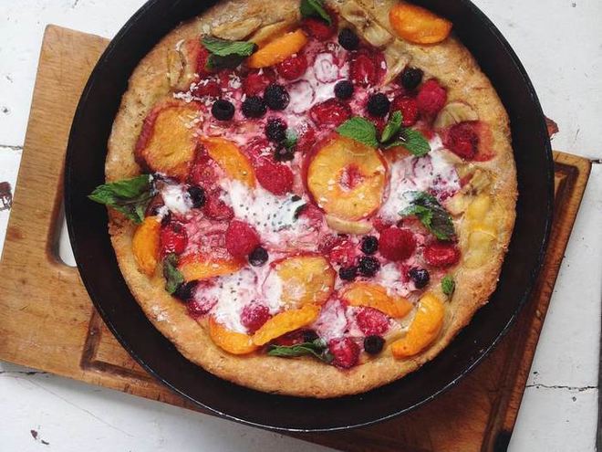 Рецепт сладкой пиццы