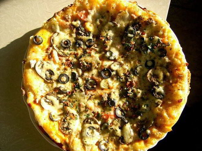 Рецепт солнечной пиццы