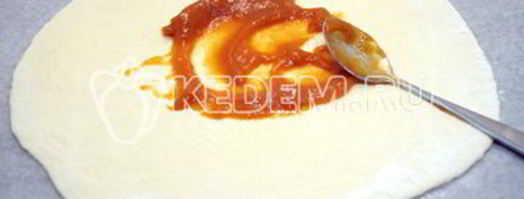 тонкая пицца. Шаг 2