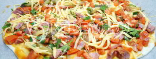 тонкая пицца. Шаг 4