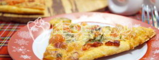 тонкая пицца. Шаг 7