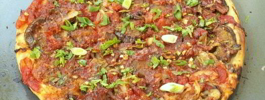 вегетарианская пицца с баклажанами. Шаг 11