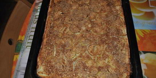 Эльзасская сладкая пицца