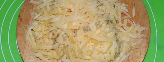 закрытая пицца кальцоне с курицей и грибами. Шаг 7