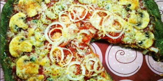 Зеленая ПП пицца