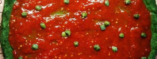 зеленая пп пицца. Шаг 2