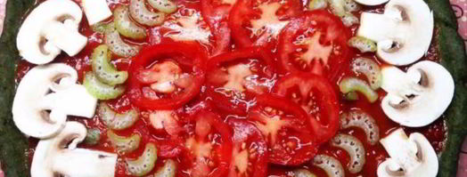 зеленая пп пицца. Шаг 3