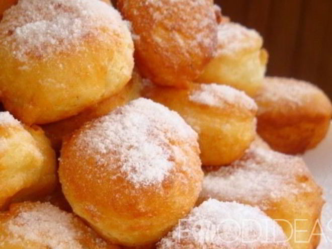 Рецепт яблочных пончиков