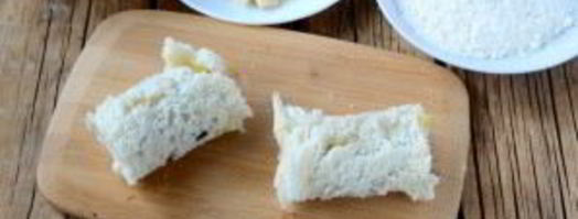 рулетики с начинкой из бананов и шоколадом. Шаг 4