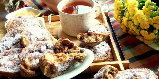 Ржаные рулетики постные