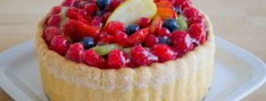 бисквитная шарлотка. Шаг 17