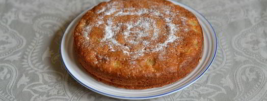 грушевая шарлотка. Шаг 9