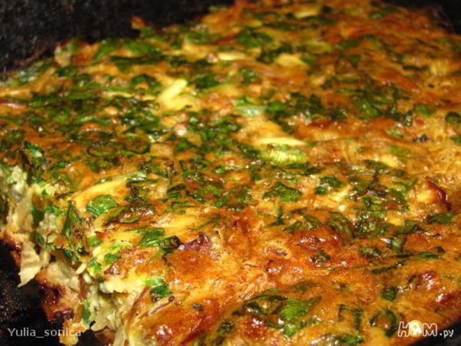 Рецепт капустной шарлотки