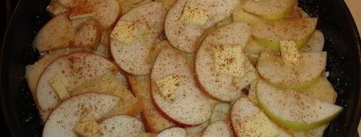 классическая шарлотка с яблоками и творогом. Шаг 2