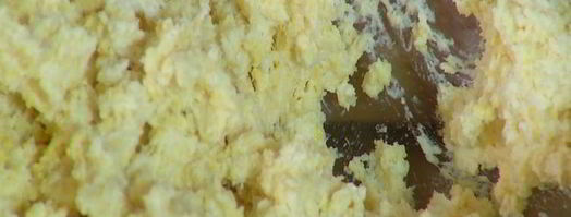 лимонная шарлотка с голубикой. Шаг 5