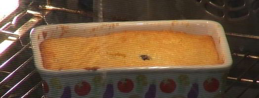 лимонная шарлотка с голубикой. Шаг 8