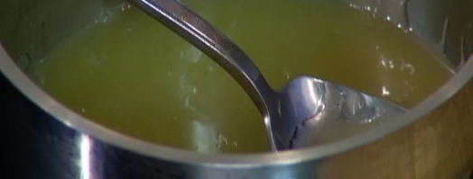 лимонная шарлотка с голубикой. Шаг 9