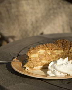 Шарлотка из черного хлеба по-старорусски