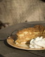 Шарлотка из черного хлеба по-старорусски