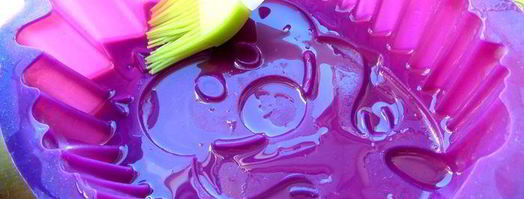 шарлотка с ананасом и хурмой. Шаг 15