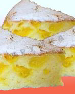 Шарлотка с апельсинами в мультиварке