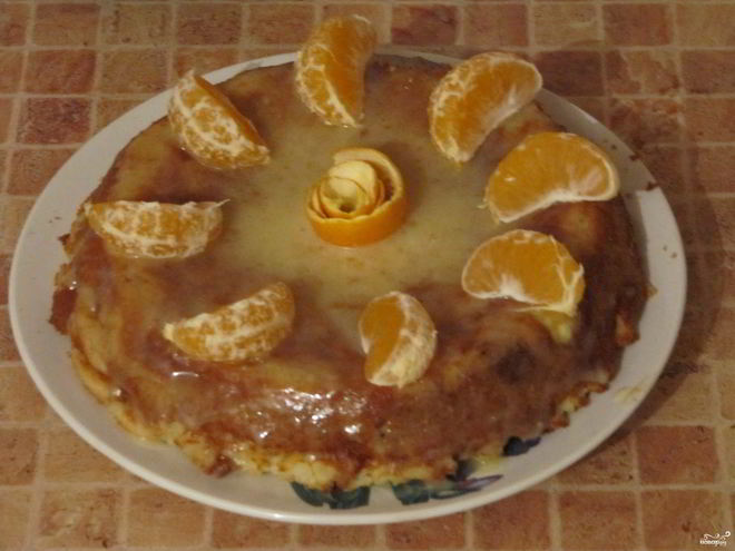 Рецепт шарлотки с апельсинами