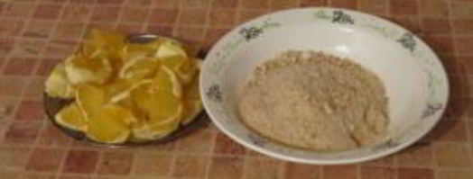 шарлотка с апельсинами. Шаг 3