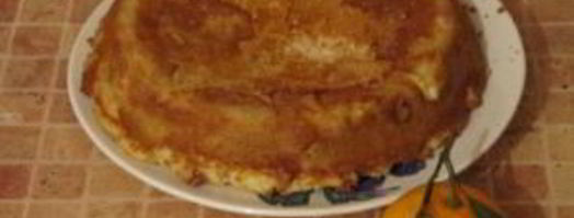 шарлотка с апельсинами. Шаг 6