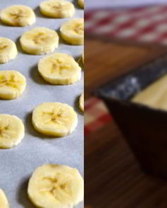 Шарлотка с бананами