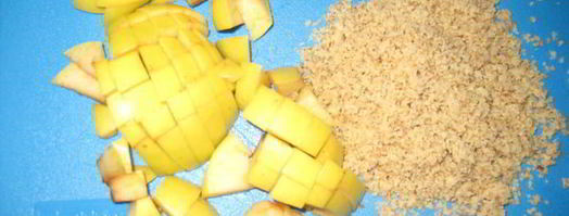 шарлотка с грецкими орехами. Шаг 3