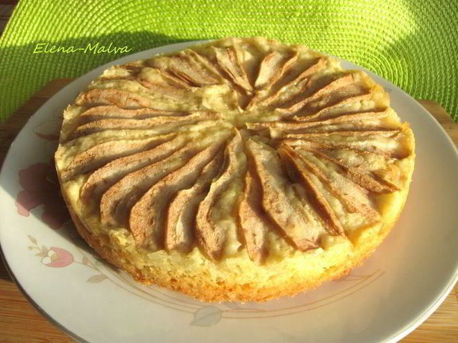 Рецепт шарлотки с грушами