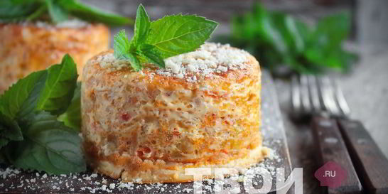 Шарлотка с капустой