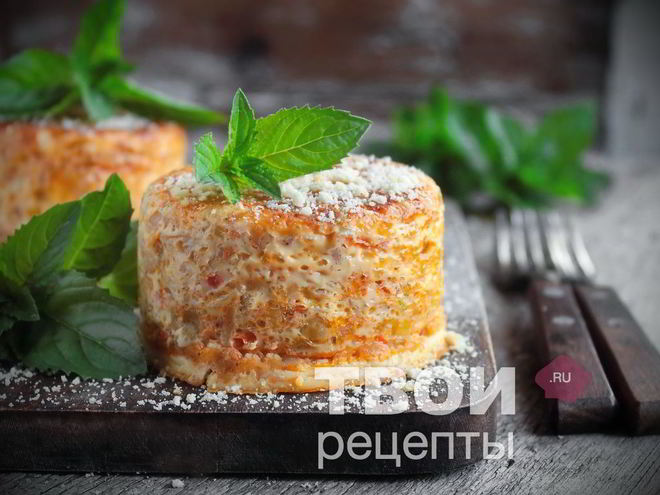 Рецепт шарлотки с капустой