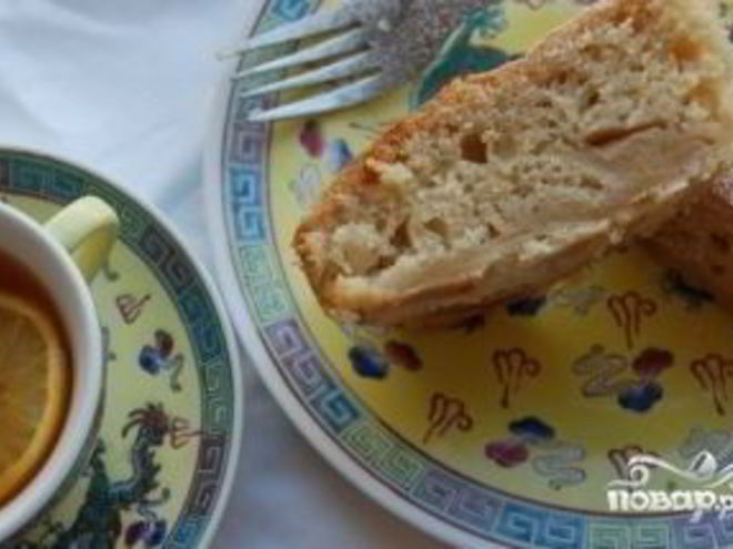 Рецепт шарлотки с манкой и яблоками