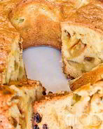 Шарлотка с ревенем