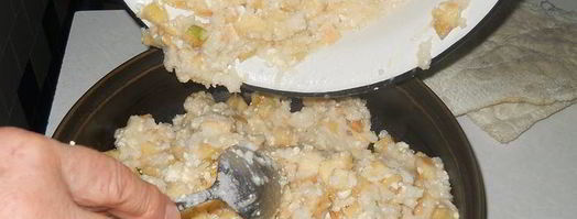 шарлотка с рисом и яблоками. Шаг 6